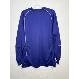 Holloway purple athletic long sleeve shirt mens medium athleisure workout hiking